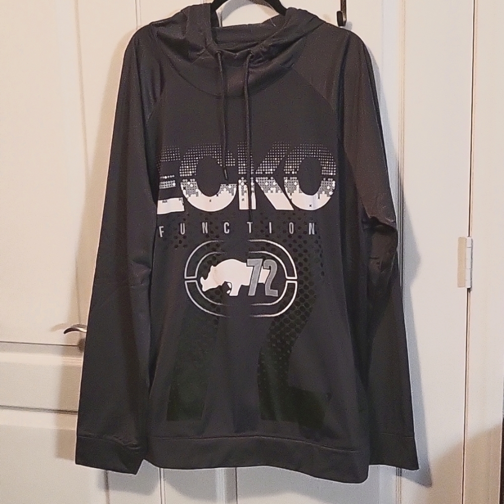 Nwt.big and tall  Dark grey  and white sweatshirt